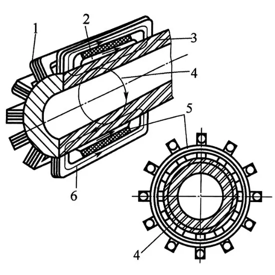 Inductive electric heating element Inductive electric heating element